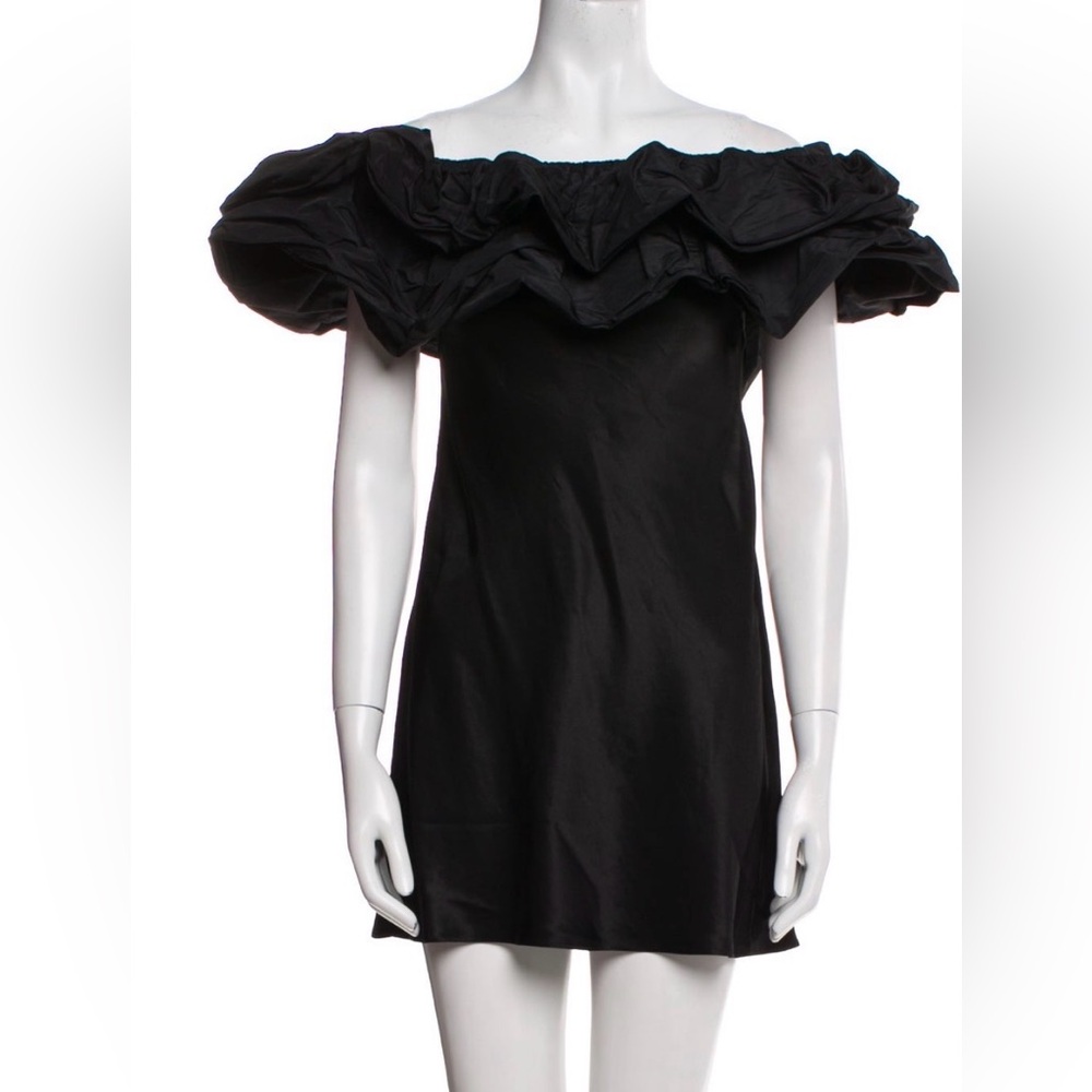 Elegant Black Off-Shoulder Dress